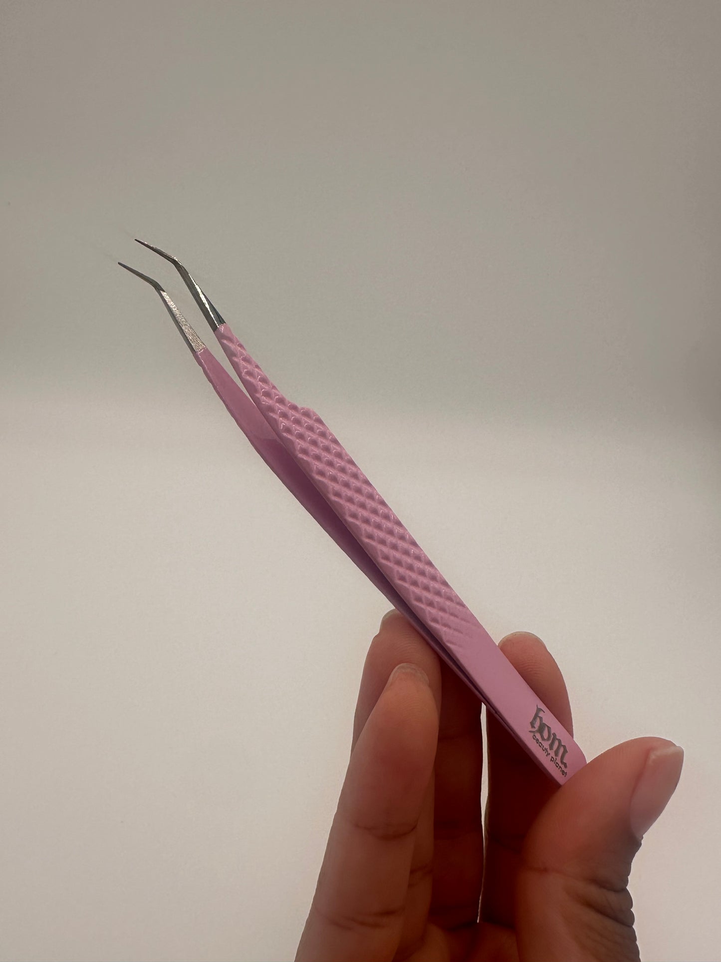 45 degree fiber tip lash tweezer