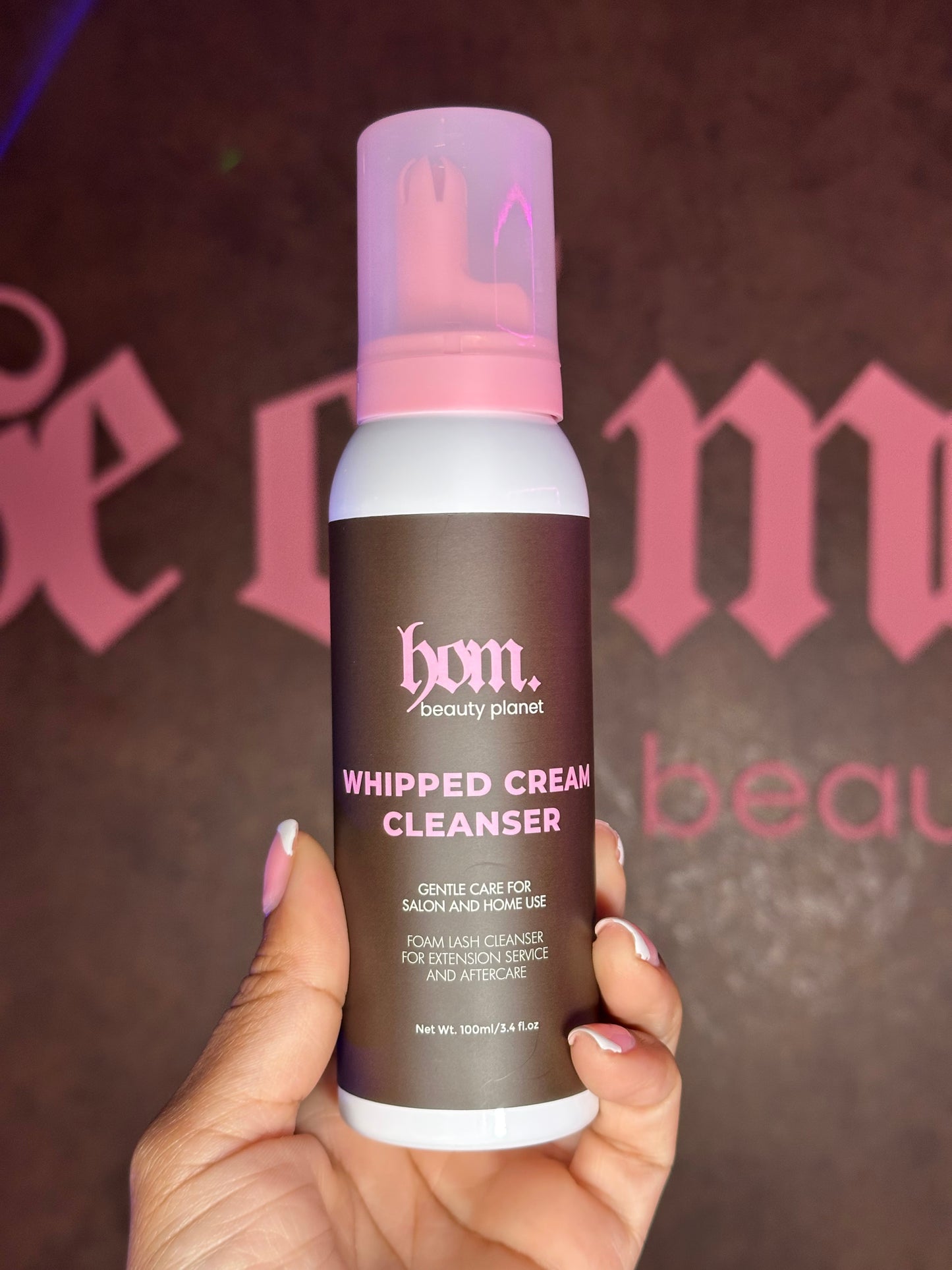 whipped cream cleanser