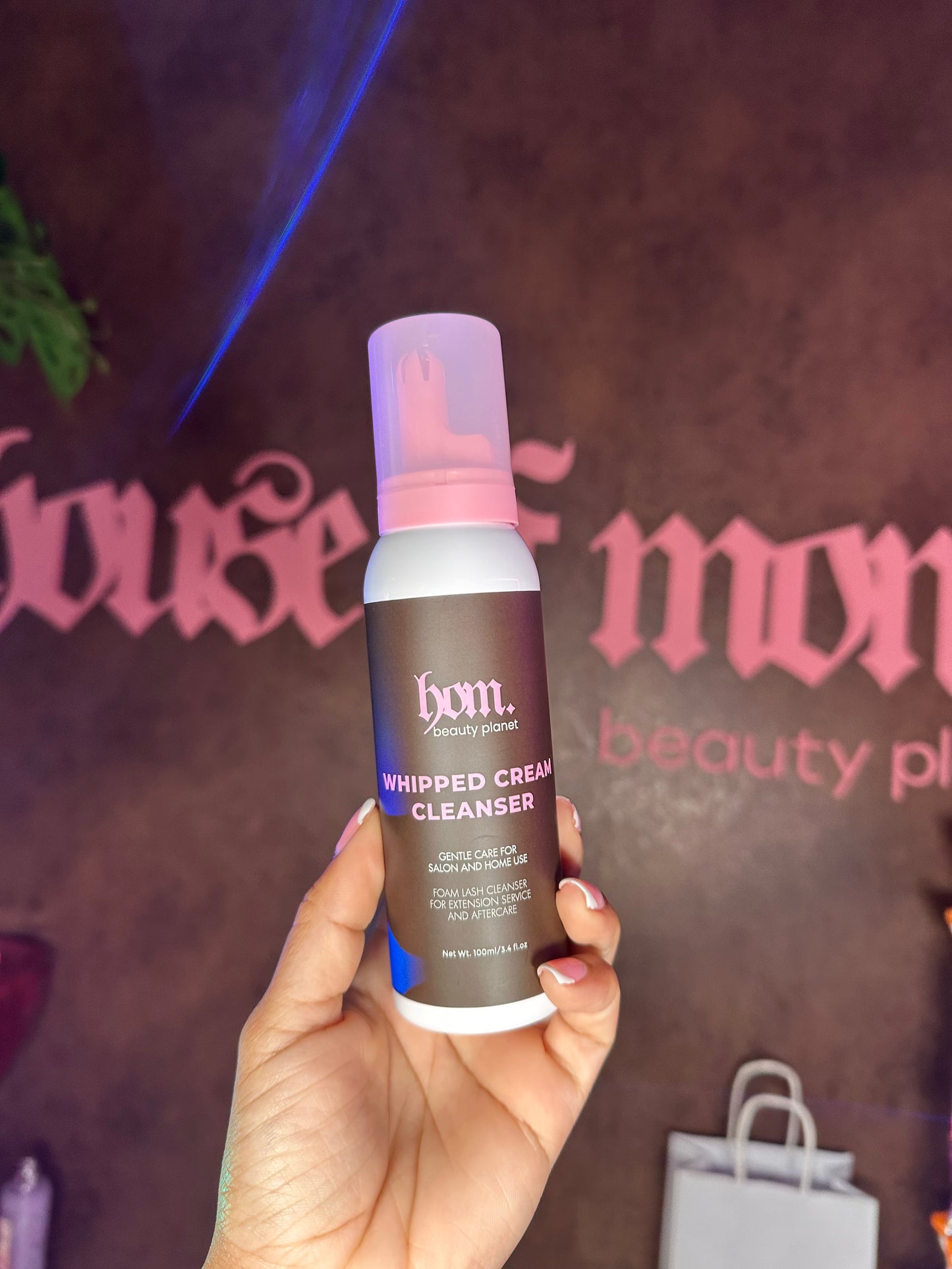 whipped cream cleanser