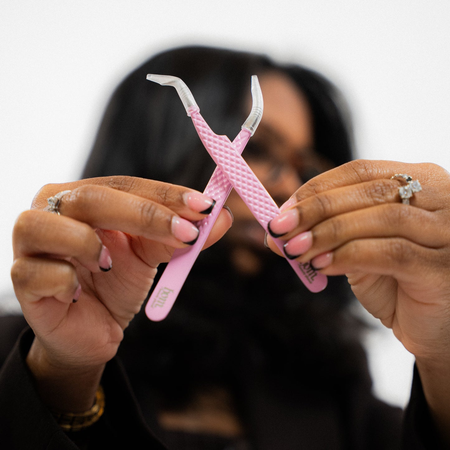 45DEGREE FIBER TIP TWEEZER